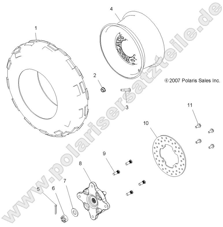 WHEELS, FRONT WHEELS, FRONT