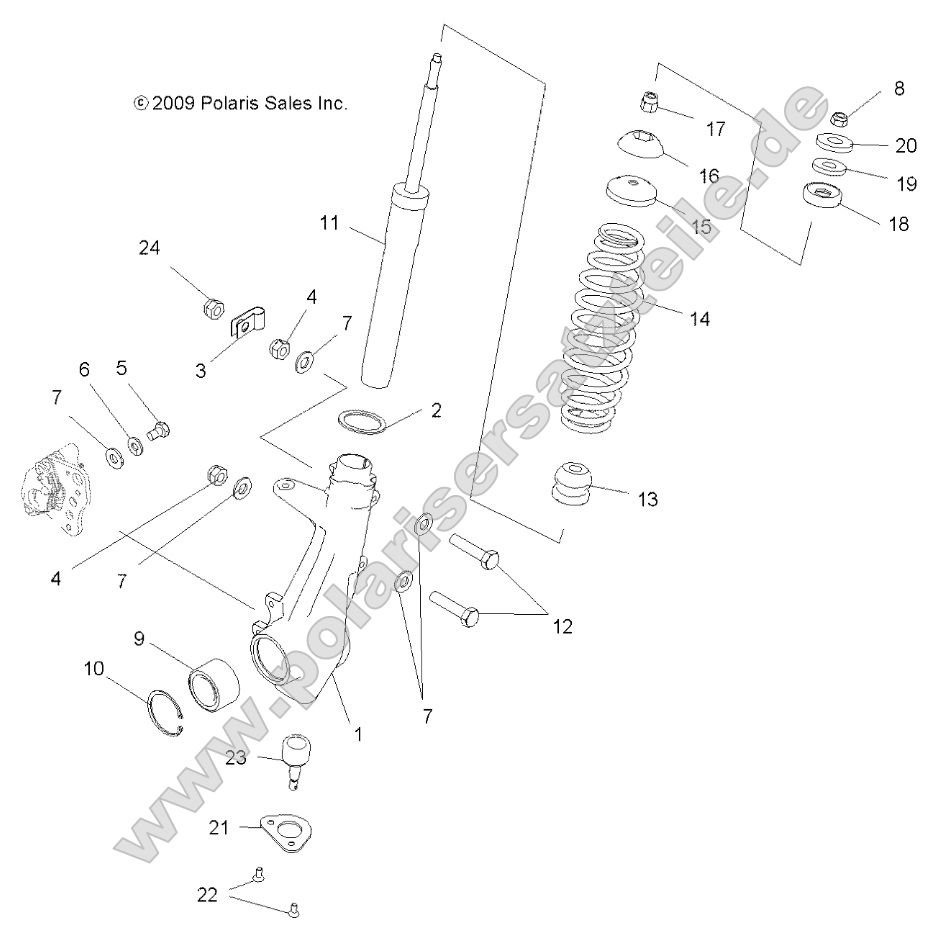 Suspension, Front Strut Suspension, Front Strut