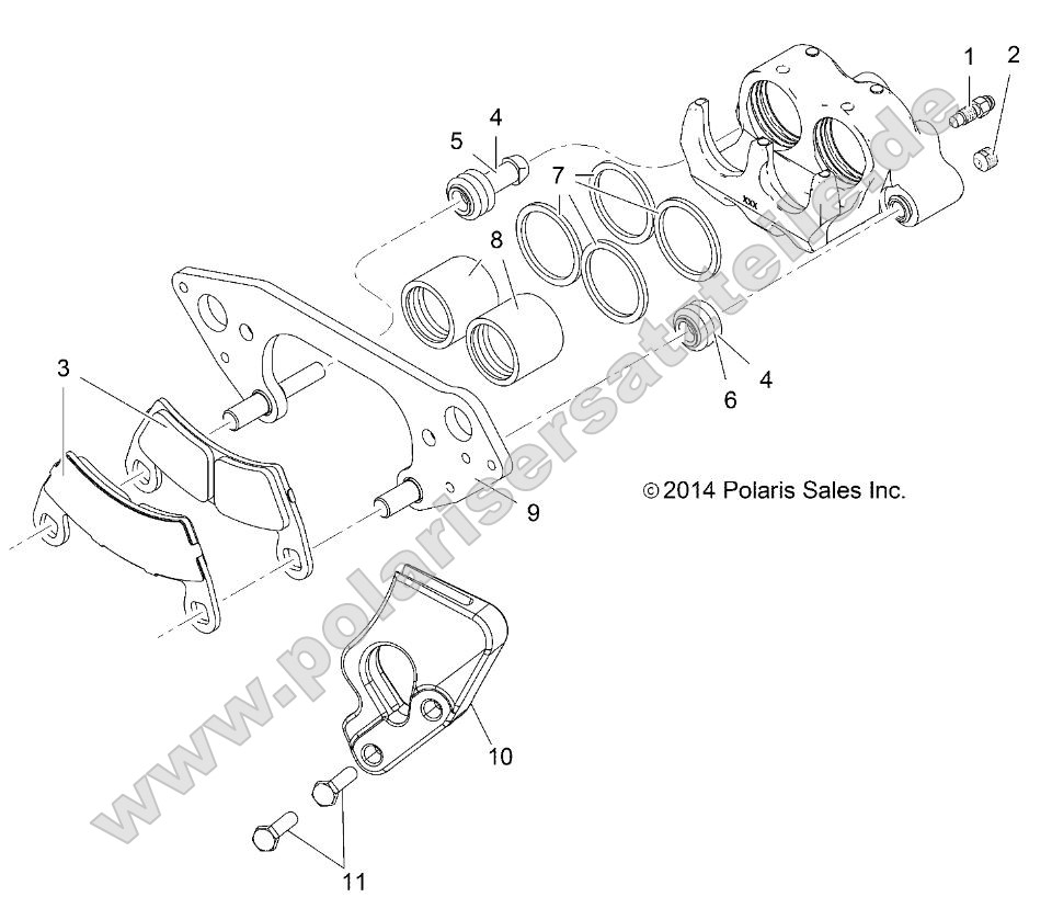 Brakes, Front Caliper Brakes, Front Caliper