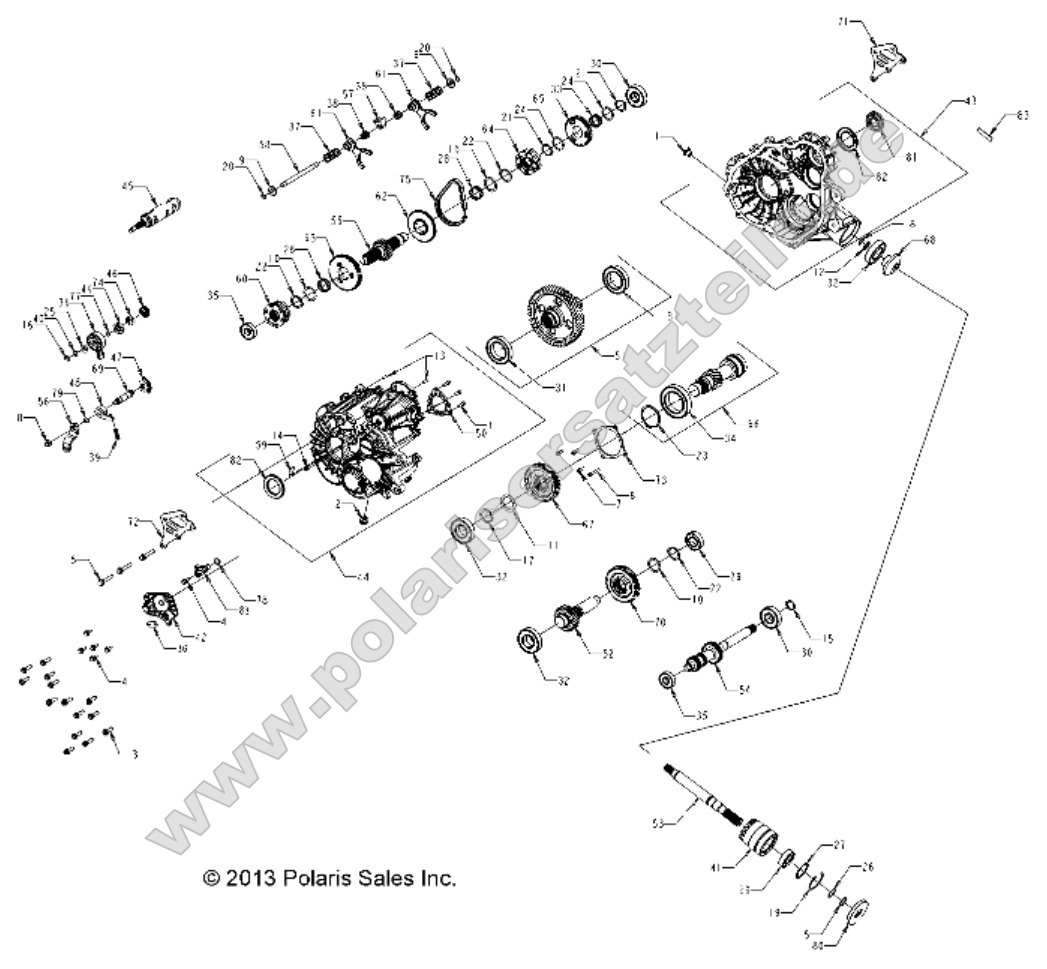 Drive Train, Main Gearcase