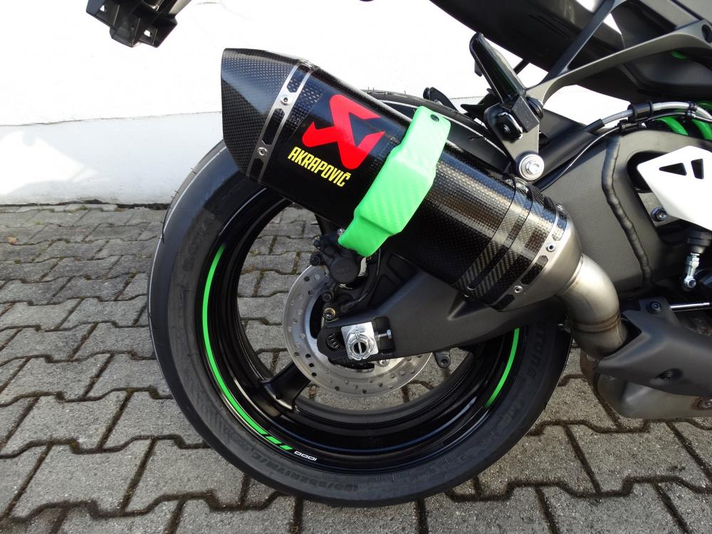 Universal_Racing_Endschalldaempfer_Protektor_Rund_gruen_3 Racing Endschalldämpfer Protektor Universal Rund grün