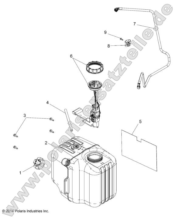 Body, Fuel Tank Asm. Body, Fuel Tank Asm.
