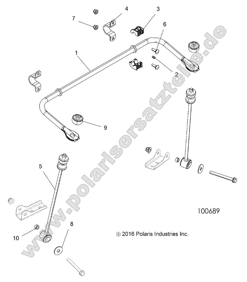 Suspension, Stabilizer Bar, Rear Suspension, Stabilizer Bar, Rear