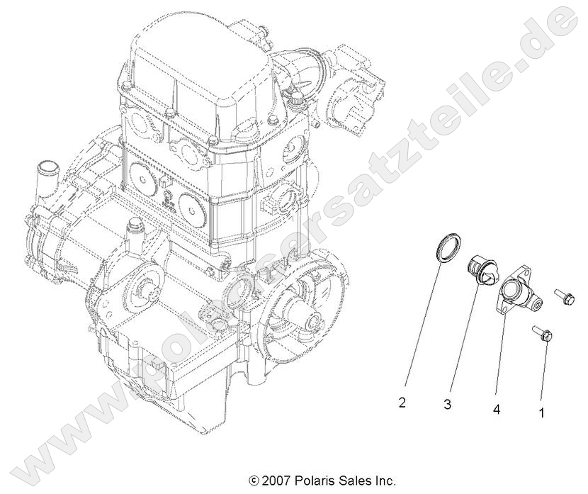 ENGINE, COOLING SYSTEM THERMOSTAT