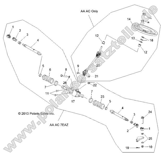 Steering, Steering Asm.