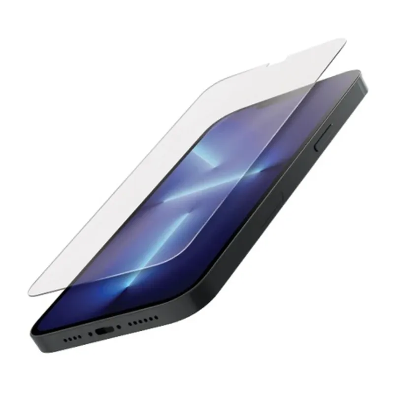 1118078-1-800Wx800H-context-bWFzdGVyfHJvb3R8NDkxMzd8aW1hZ2UvanBlZ3xoOTAvaGRlLzI2ODAwMjQyMjI5Mjc4LzExMTgwNzgtMV84MDBXeDgwMEh8MDQ0ZDI2NjIyNzBiZjQ2ZjAwYjRmMzFmZWNlMDQ0NmMyMWM0NDZhYjUx Quad Lock Displayschutzfolie aus gehärtetem Glas für iPhone 13 Pro Max