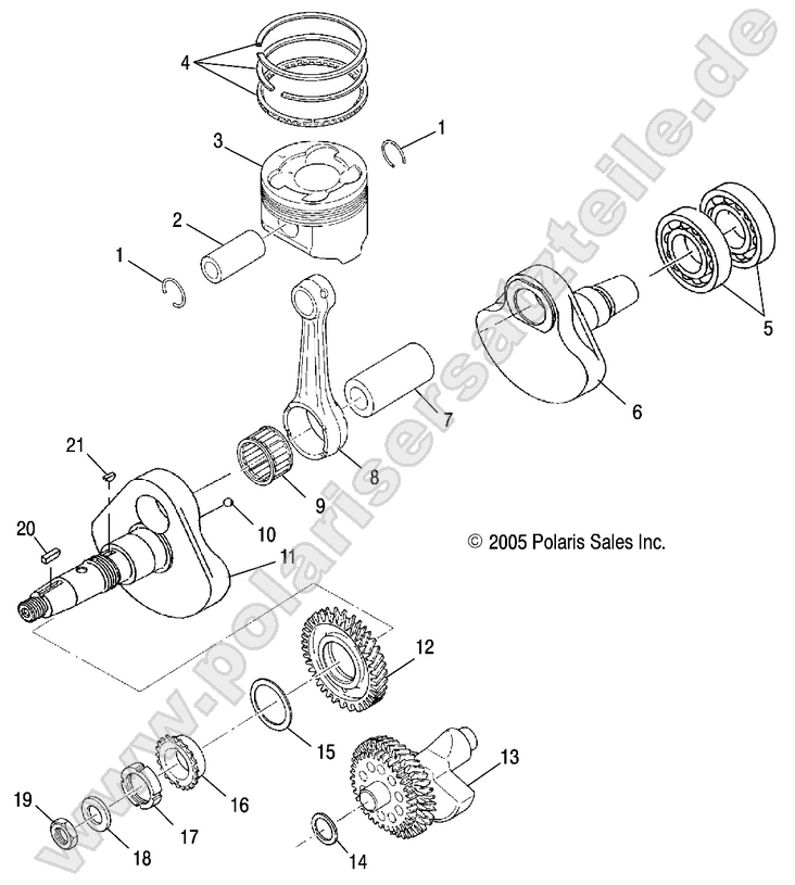 CRANKSHAFT and PISTON CRANKSHAFT and PISTON