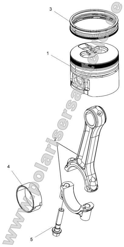 Engine, Connecting Rod and Piston Set Engine, Connecting Rod and Piston Set