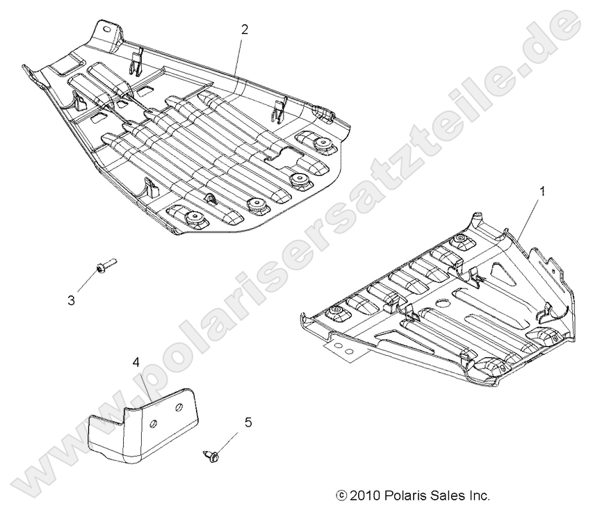 BODY, SKID PLATES BODY, SKID PLATES