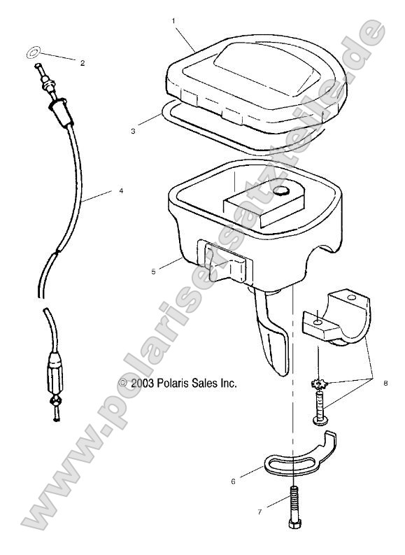 Controls - Throttle Asm/Cable