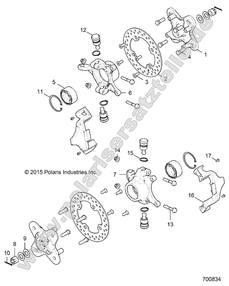 Suspension, Front Hub
