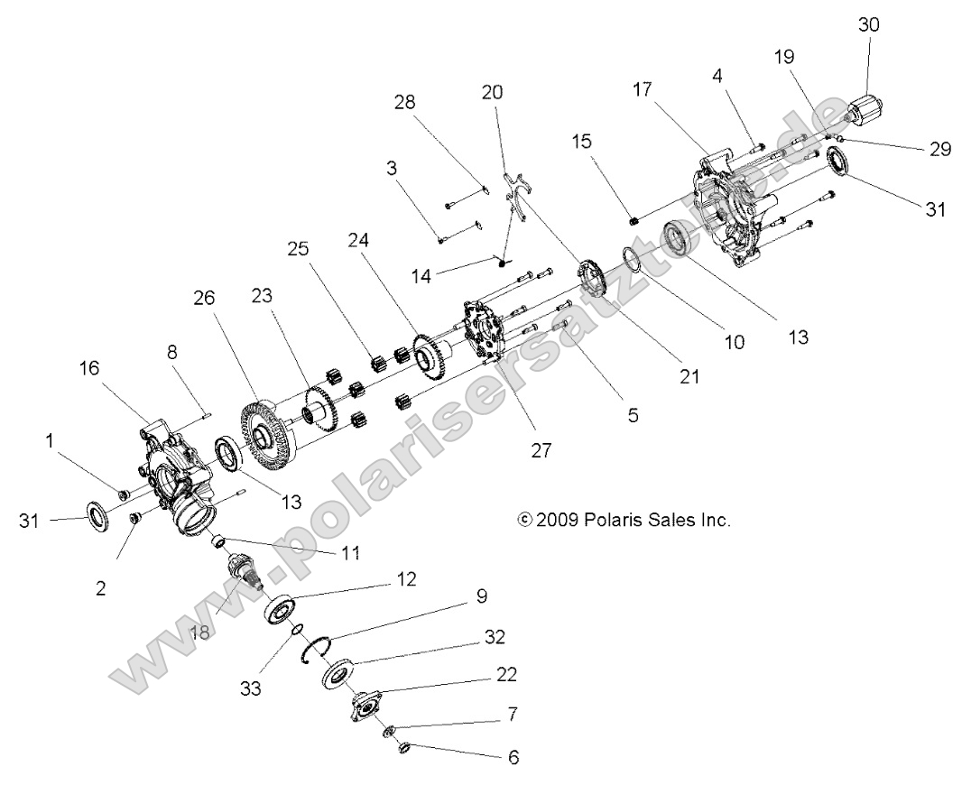 Drive Train, Rear Differential Internals Drive Train, Rear Differential Internals