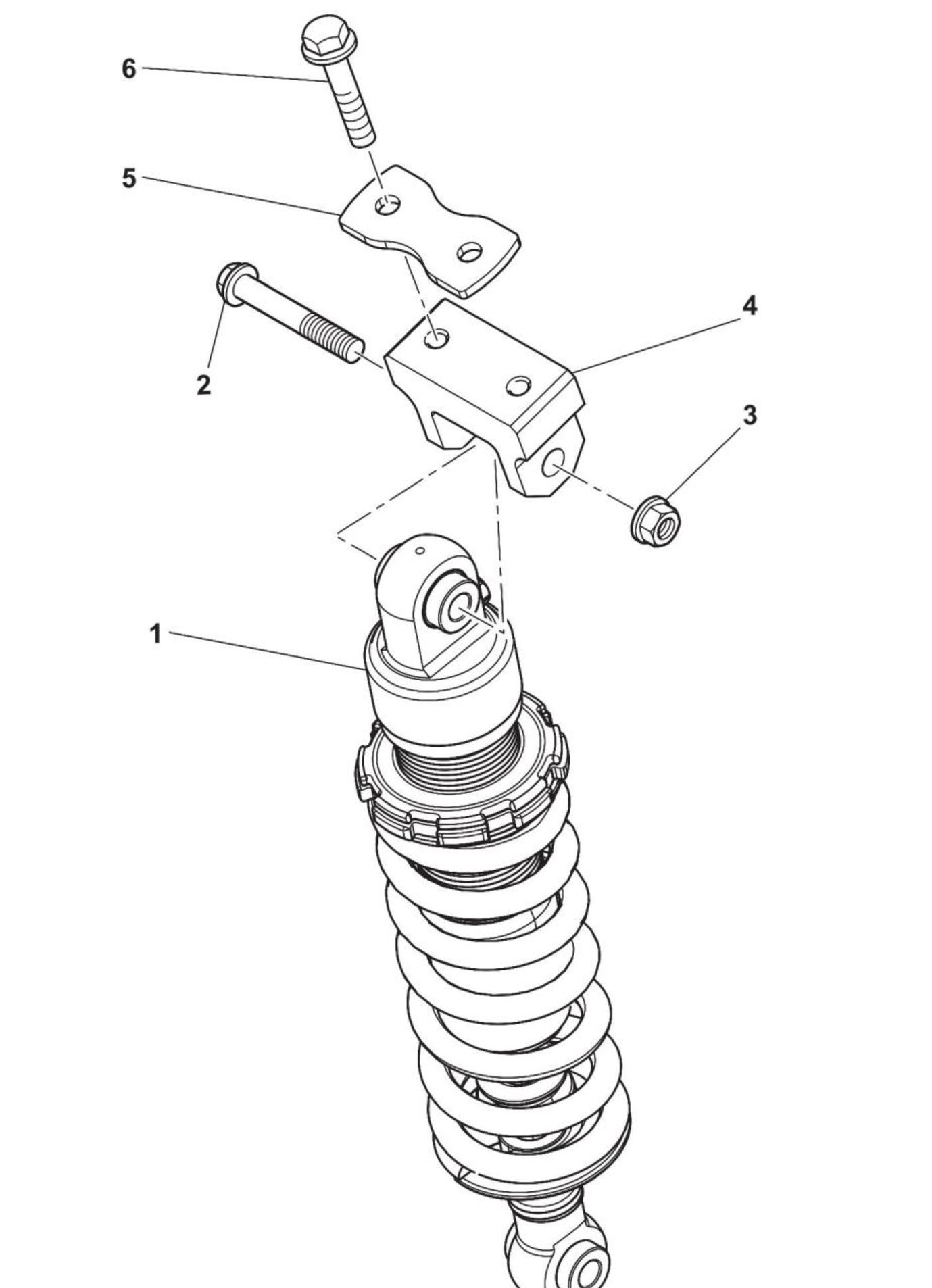 Federbein hinten Federbein hinten