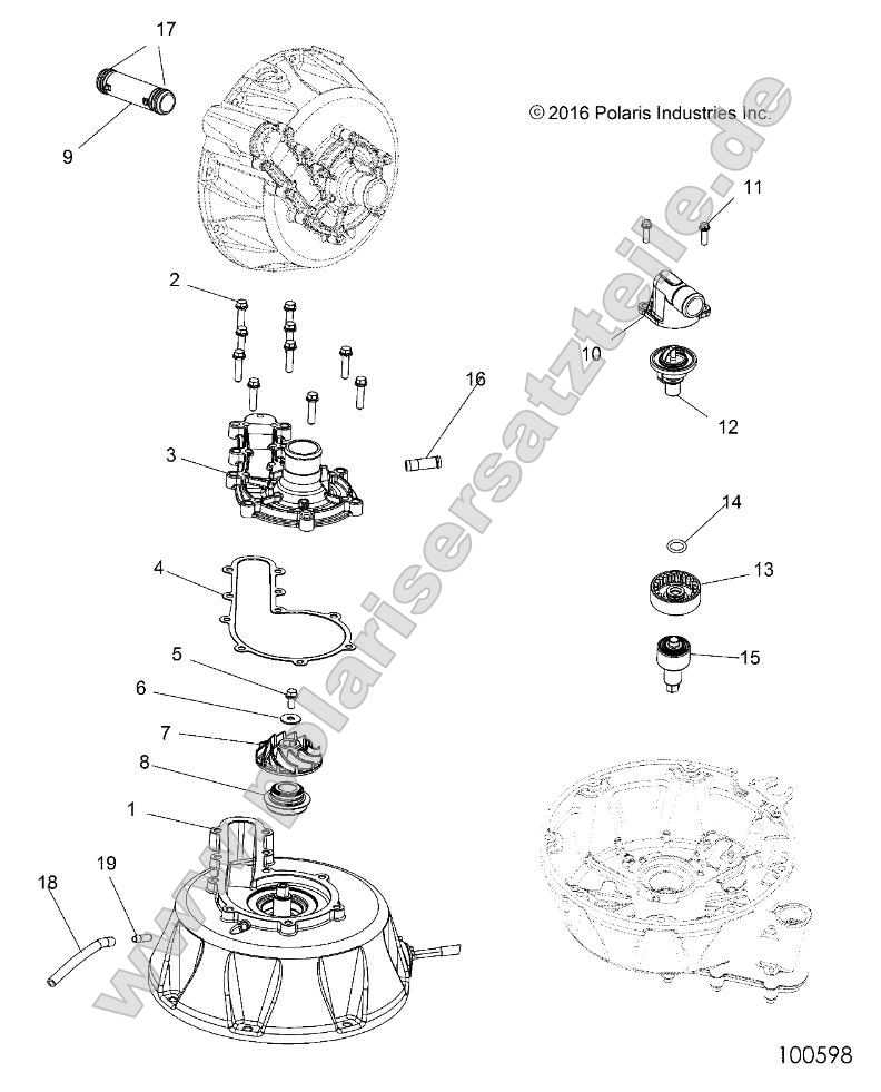 Engine, Cooling System and Water Pump Engine, Cooling System and Water Pump