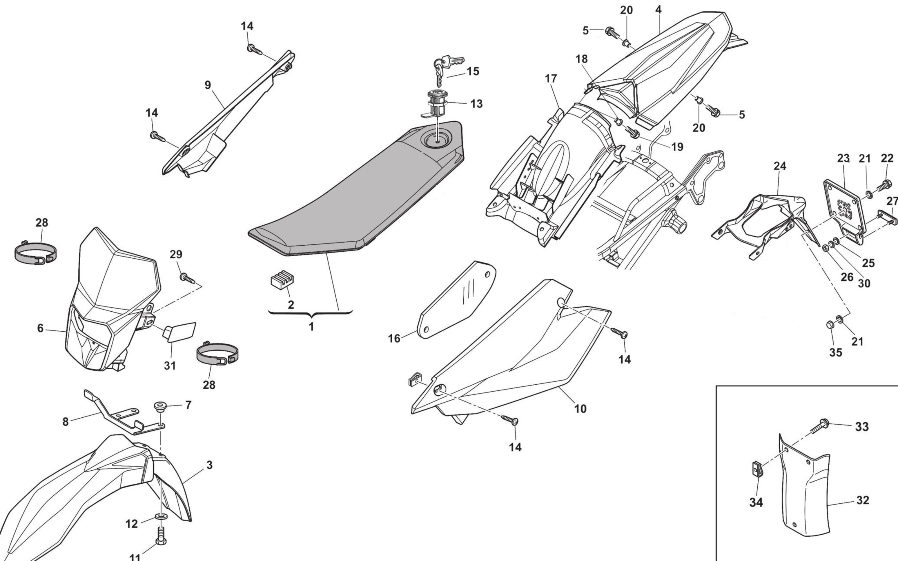 Verkleidung - Sitzbank Verkleidung - Sitzbank