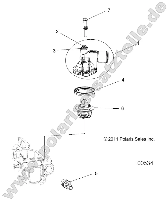 Engine, Thermostat and Cover Engine, Thermostat and Cover