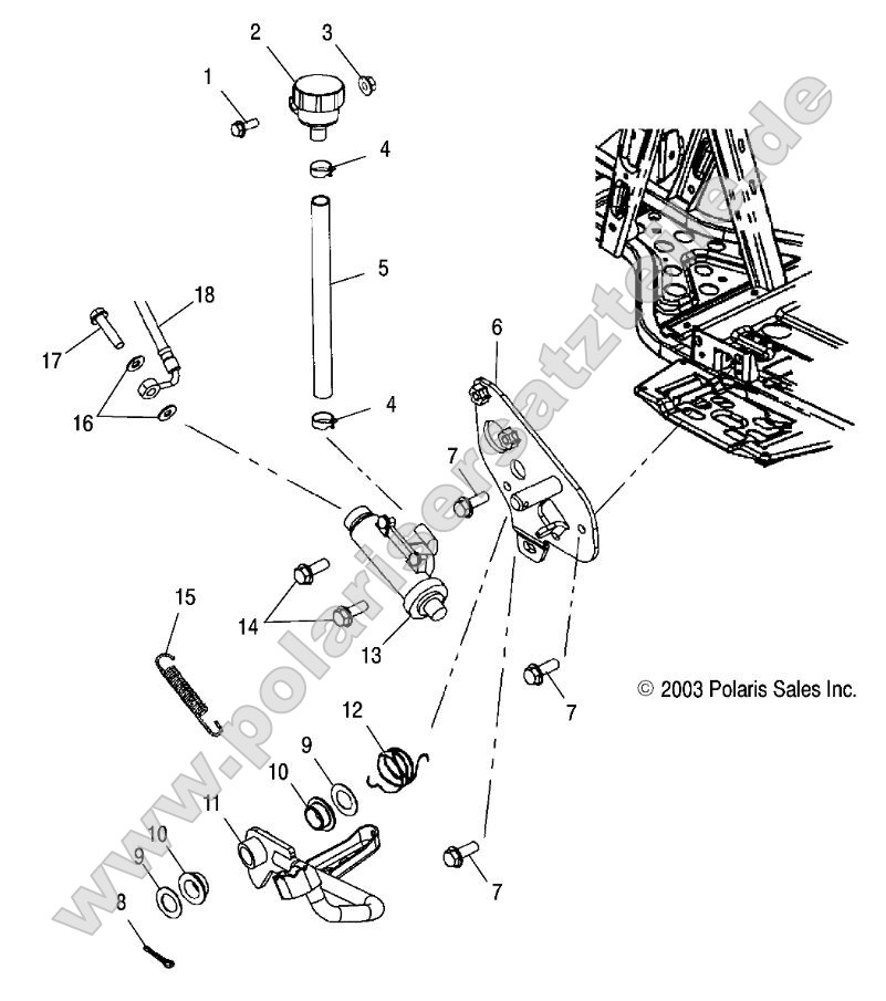 Rear Master Cylinder/Foot Pedal Rear Master Cylinder/Foot Pedal
