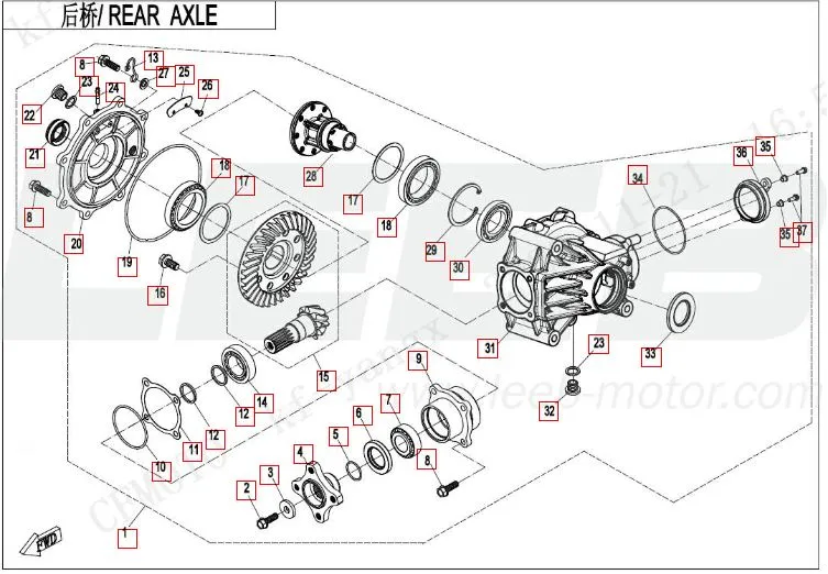 Hinterachsgetriebe Hinterachsgetriebe