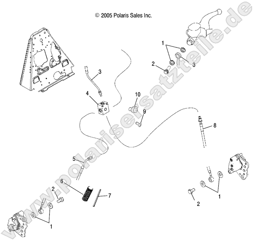 BRAKE LINES, FRONT BRAKE LINES, FRONT