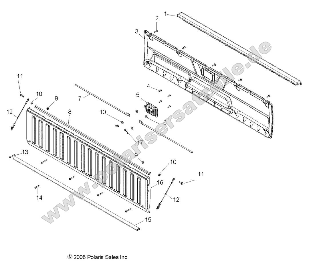 Body, Tailgate Asm. Body, Tailgate Asm.