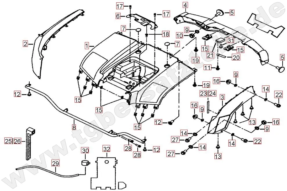 Heckverkleidung Heckverkleidung