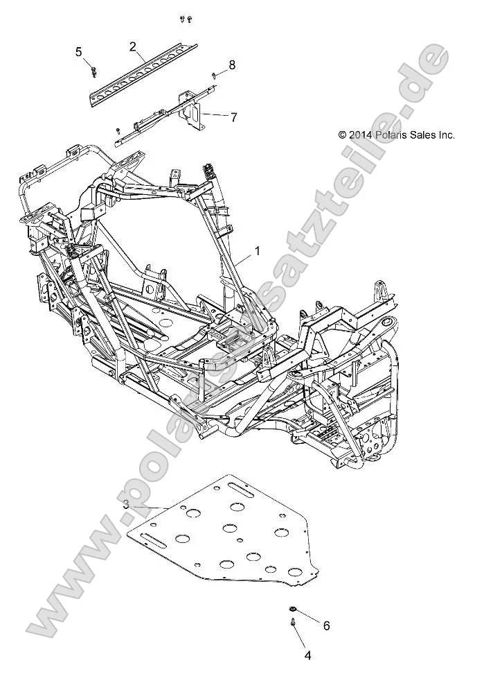 Chassis, Main Frame and Skid Plate Chassis, Main Frame and Skid Plate