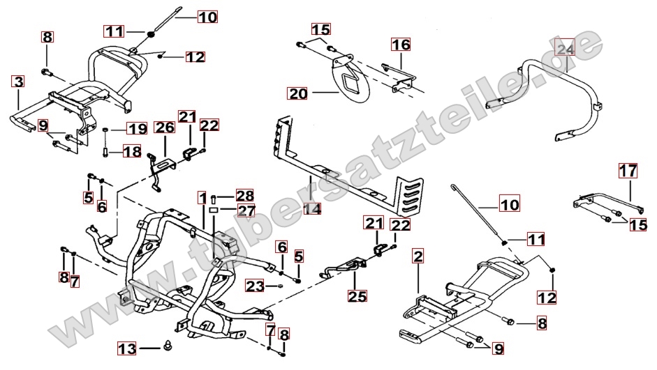 Stoßstange vorne und hinten
