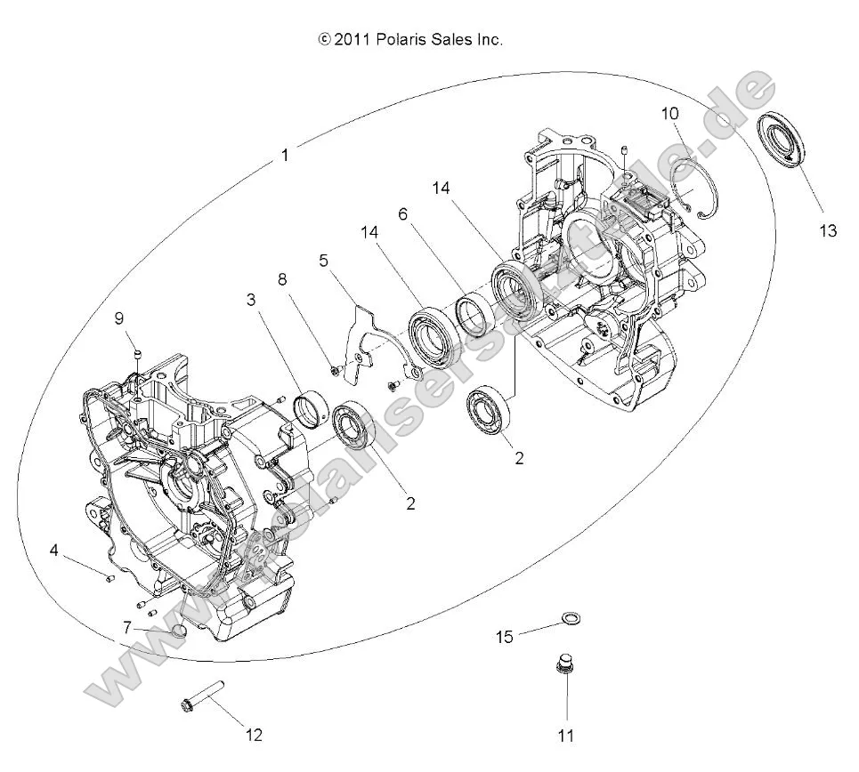 Engine, Crankcase Engine, Crankcase