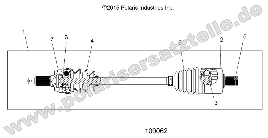 Drive Train, Drive Shaft, Front (from 2/16/16) Drive Train, Drive Shaft, Front (from 2/16/16)