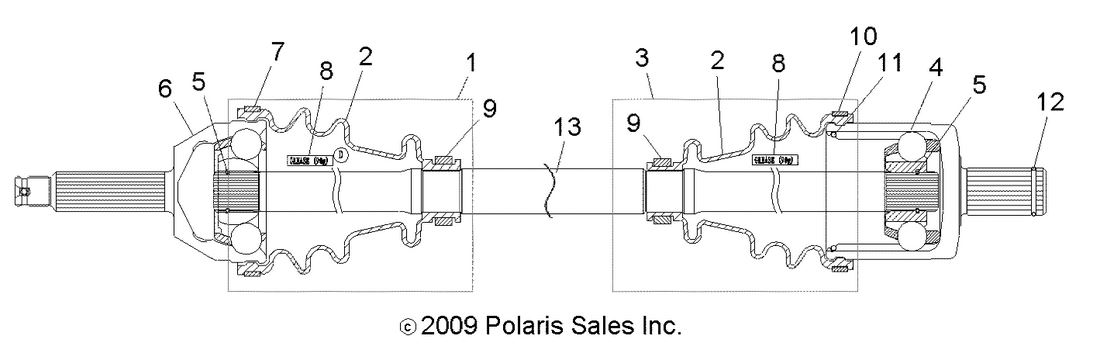 Drive Train, Front Drive Shaft