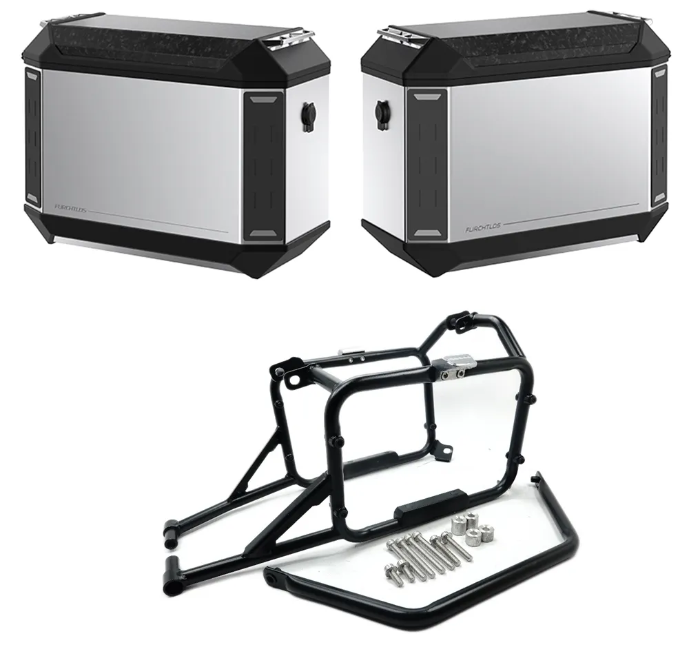 Furchtlos RANGER Seitenkofferträger inkl. ADV Seitenkoffer Set - Triumph Tiger 1200 GT Explorer 2022-24 Furchtlos RANGER Seitenkofferträger inkl. ADV Seitenkoffer Set - Triumph Tiger 1200 GT Explorer 2022-24