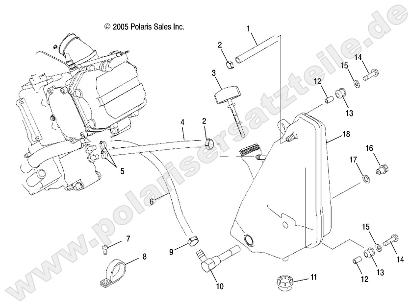 ENGINE, OIL SYSTEM and OIL TANK