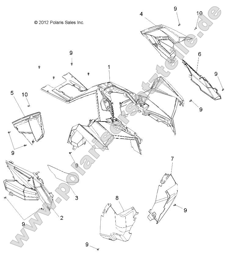 Body, Front Cab and Side Panels Body, Front Cab and Side Panels