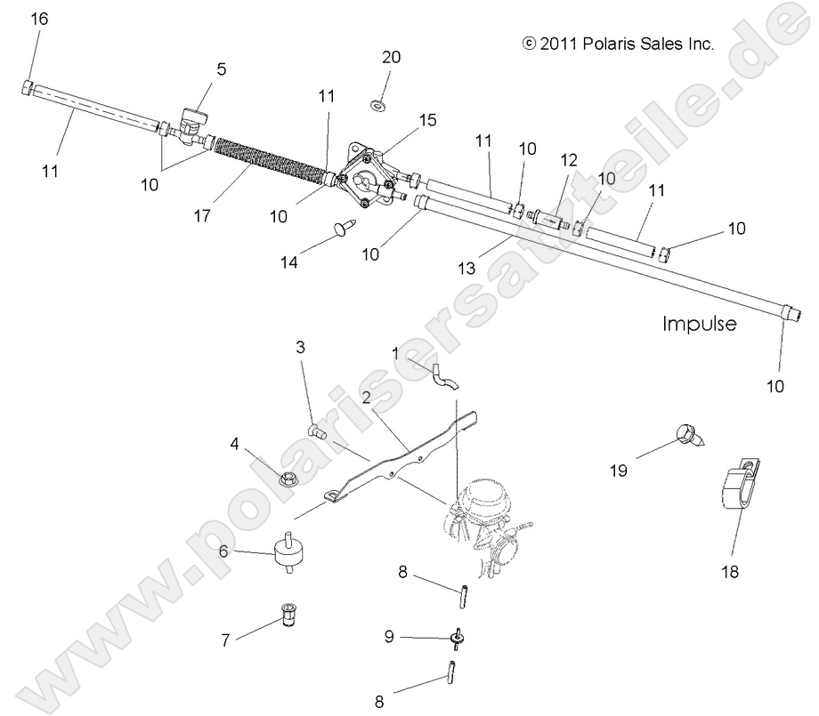 ENGINE, CARBURETOR MOUNTING and FUEL LINES ENGINE, CARBURETOR MOUNTING and FUEL LINES