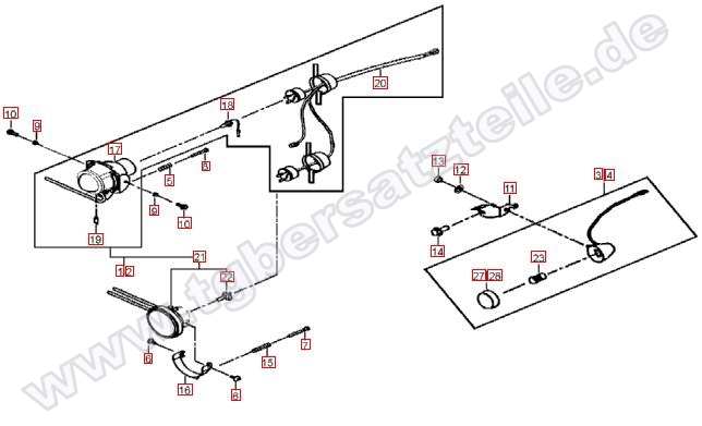 Scheinwerfer-Blinker vorne