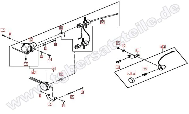 Scheinwerfer-Blinker vorne Scheinwerfer-Blinker vorne
