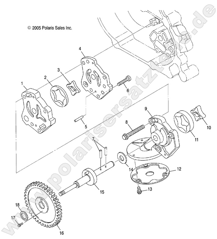 ENGINE, OIL PUMP ENGINE, OIL PUMP