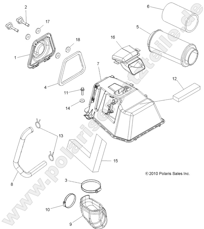 ENGINE, AIR INTAKE (Built 10/22/10 and Before) ENGINE, AIR INTAKE (Built 10/22/10 and Before)