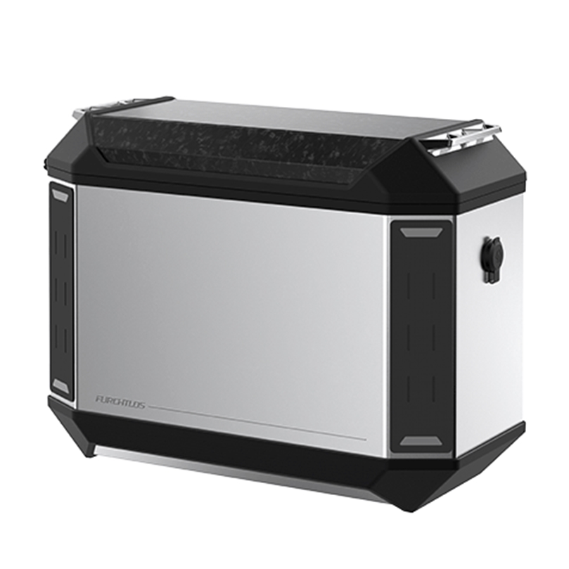 Furchtlos RANGER ADV Alu Seitenkoffer links - 36 Liter - Aero Aluminium