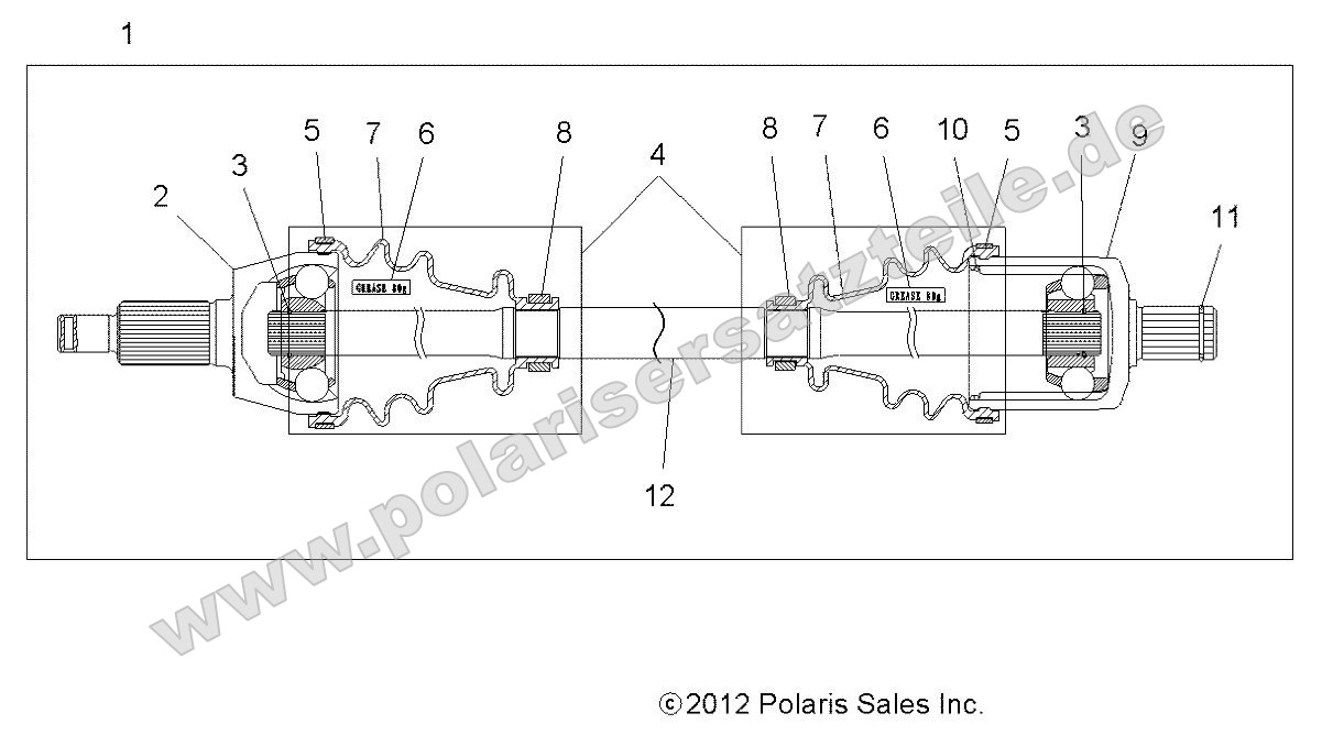Drive Train, Front Half Shaft (49RGRSHAFTDRV13900XP)