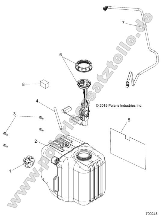 Body, Fuel Tank Asm. Body, Fuel Tank Asm.