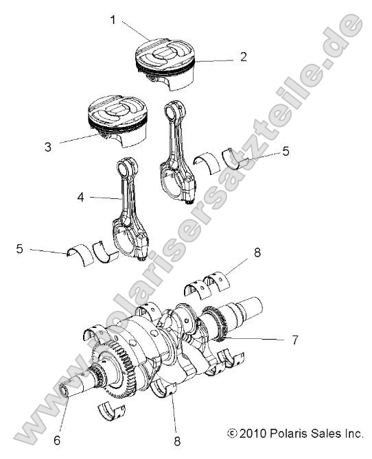 Engine, Crankshaft and Piston Engine, Crankshaft and Piston