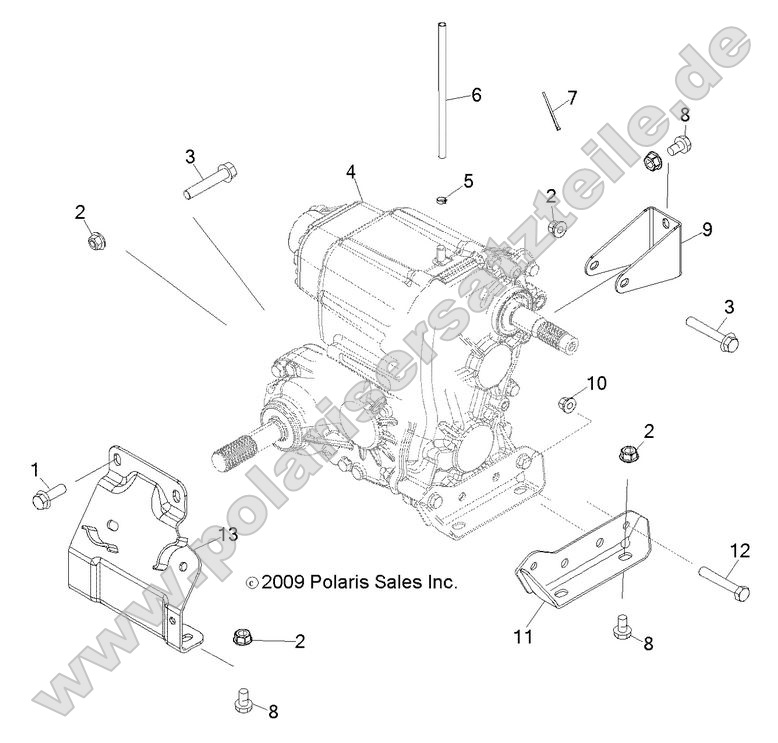 Drive Train, Main Gearcase Mounting