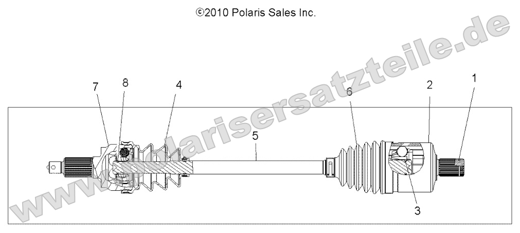 Drive Train, Drive Shaft, Front