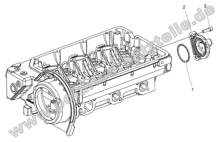 Engine, Cover, 3rd PTO