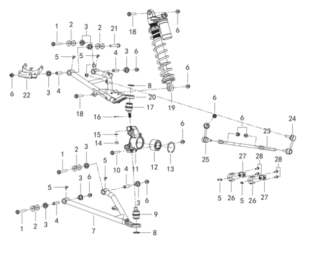Vorderradaufhängung