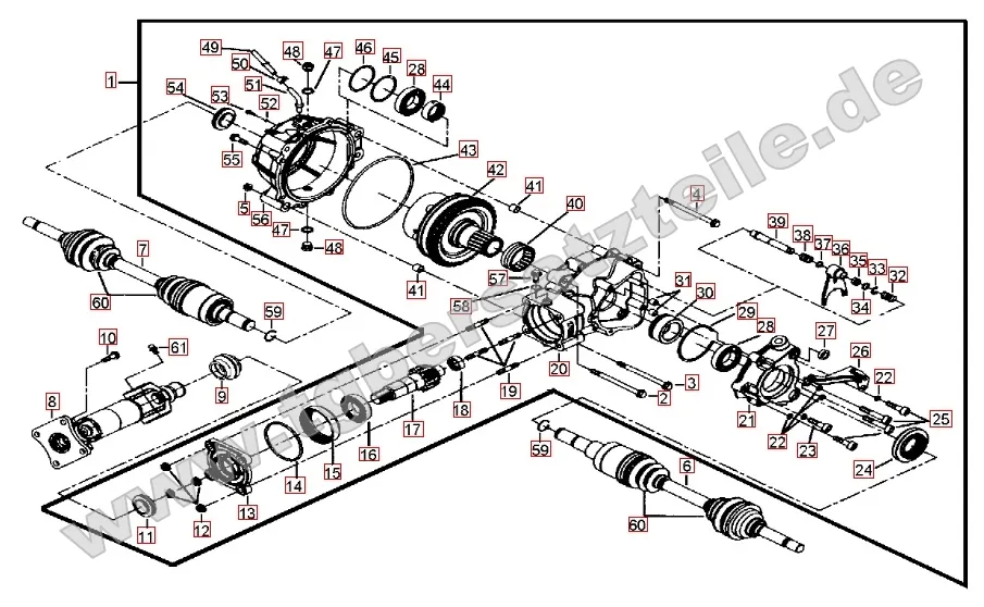 Differenzial hinten Differenzial hinten