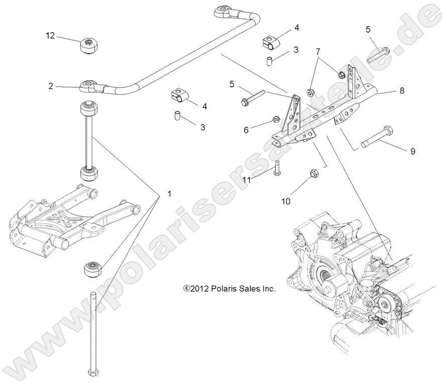 SUSPENSION, TORSION BAR SUSPENSION, TORSION BAR