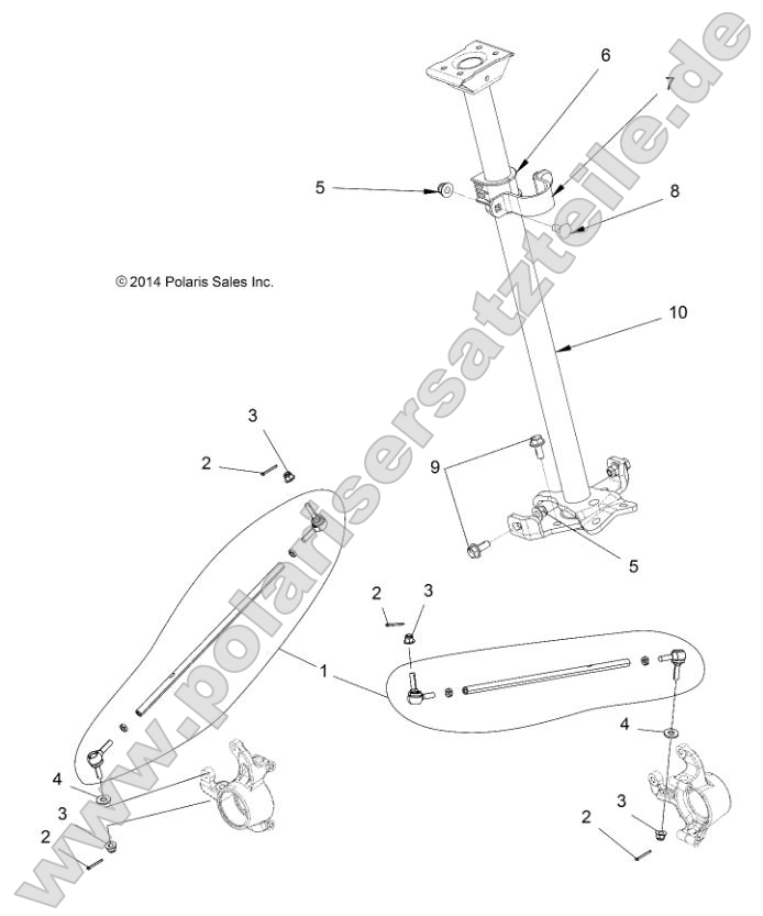 Steering, Steering Post Asm. (A17SVT95C2)