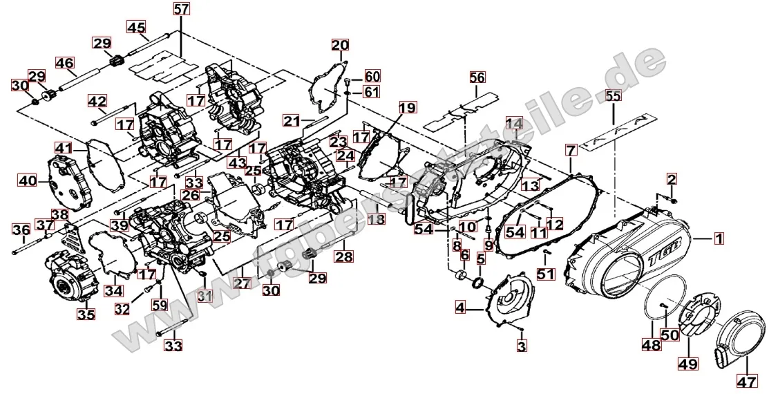 Motorgehäuse Motorgehäuse